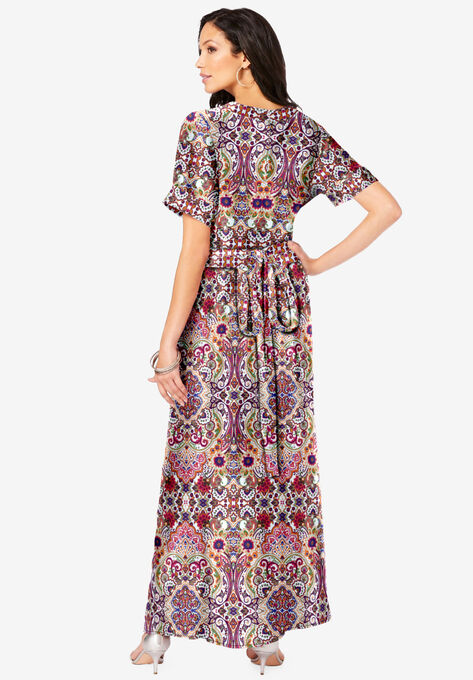 Wrap Maxi Dress, , on-hover image number null