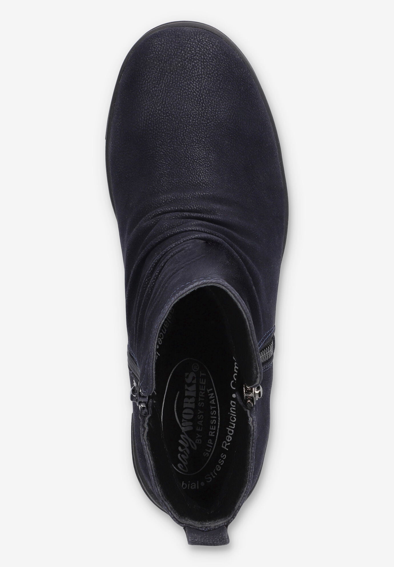 Estella Slip-Resistant Ankle Boot, NAVY, alternate image number 6