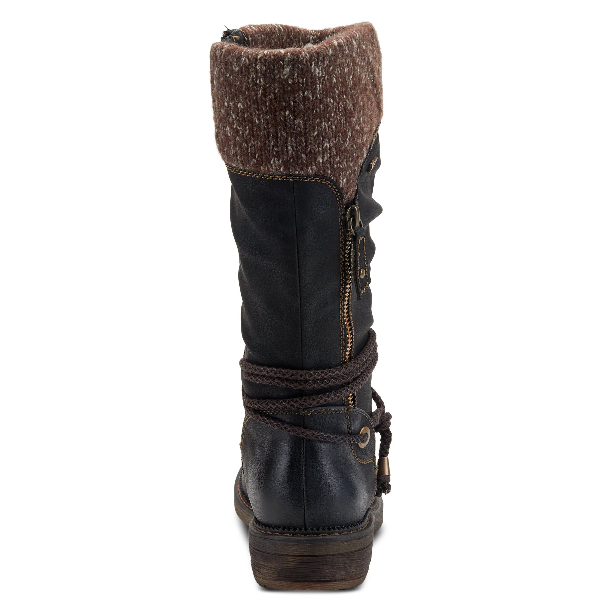 Acaphine Mid Calf Boots, BLACK, on-hover image number 1