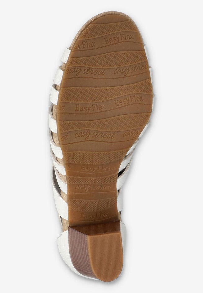 Vanni Block Heel Sandal, WHITE, alternate image number 5