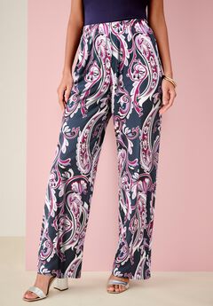 Plus Size Navy Work Trousers