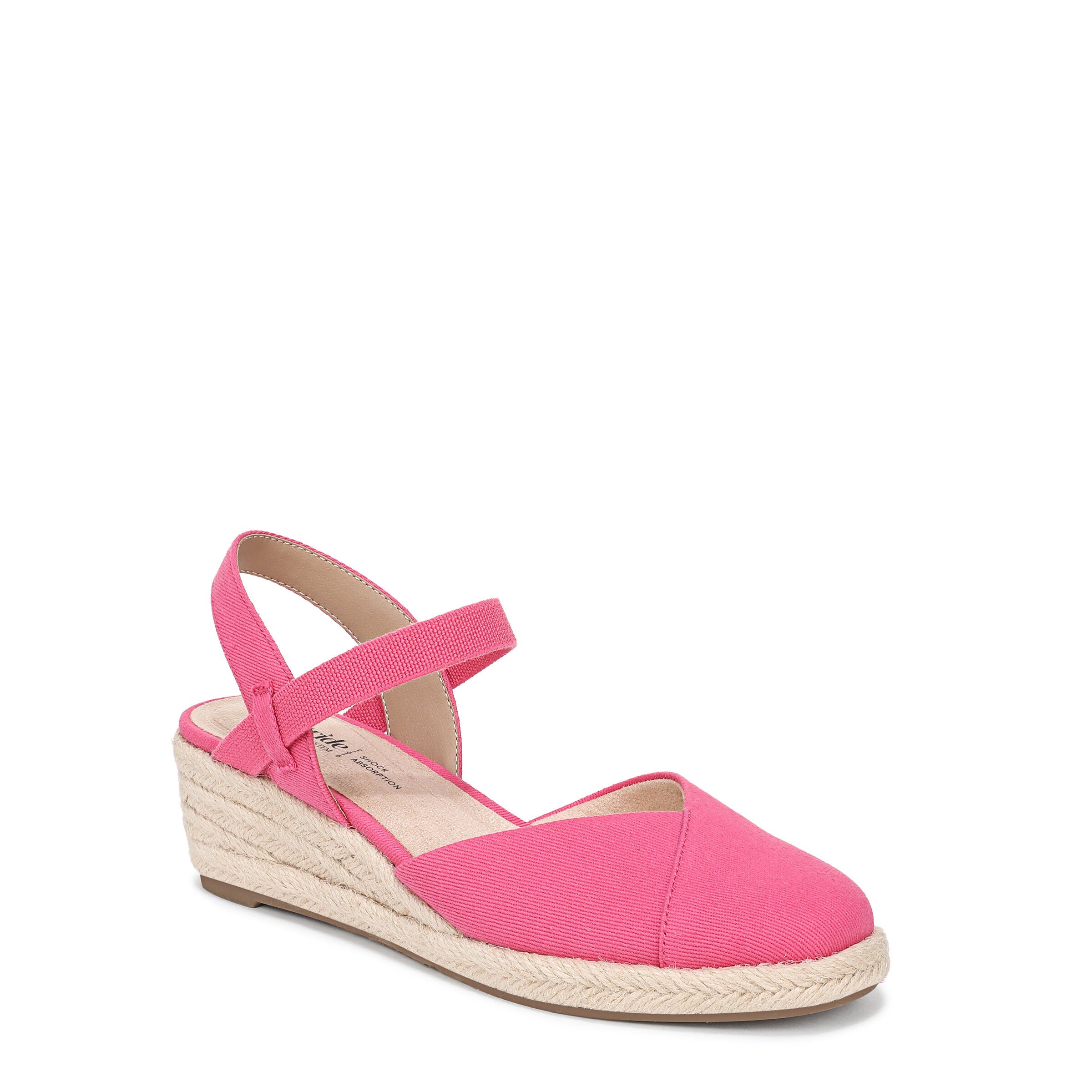 Pilar Wedge Sandal, FRENCH PINK, hi-res image number 0