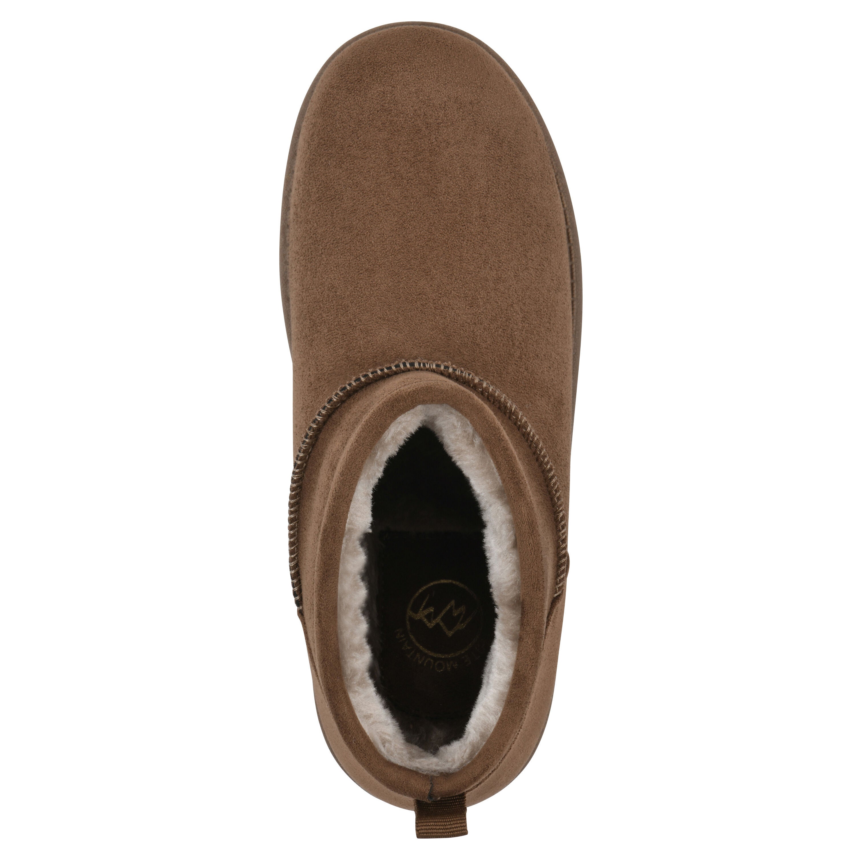 Inspa Faux Fur Bootie, DARK CHOCOLATE, alternate image number 4
