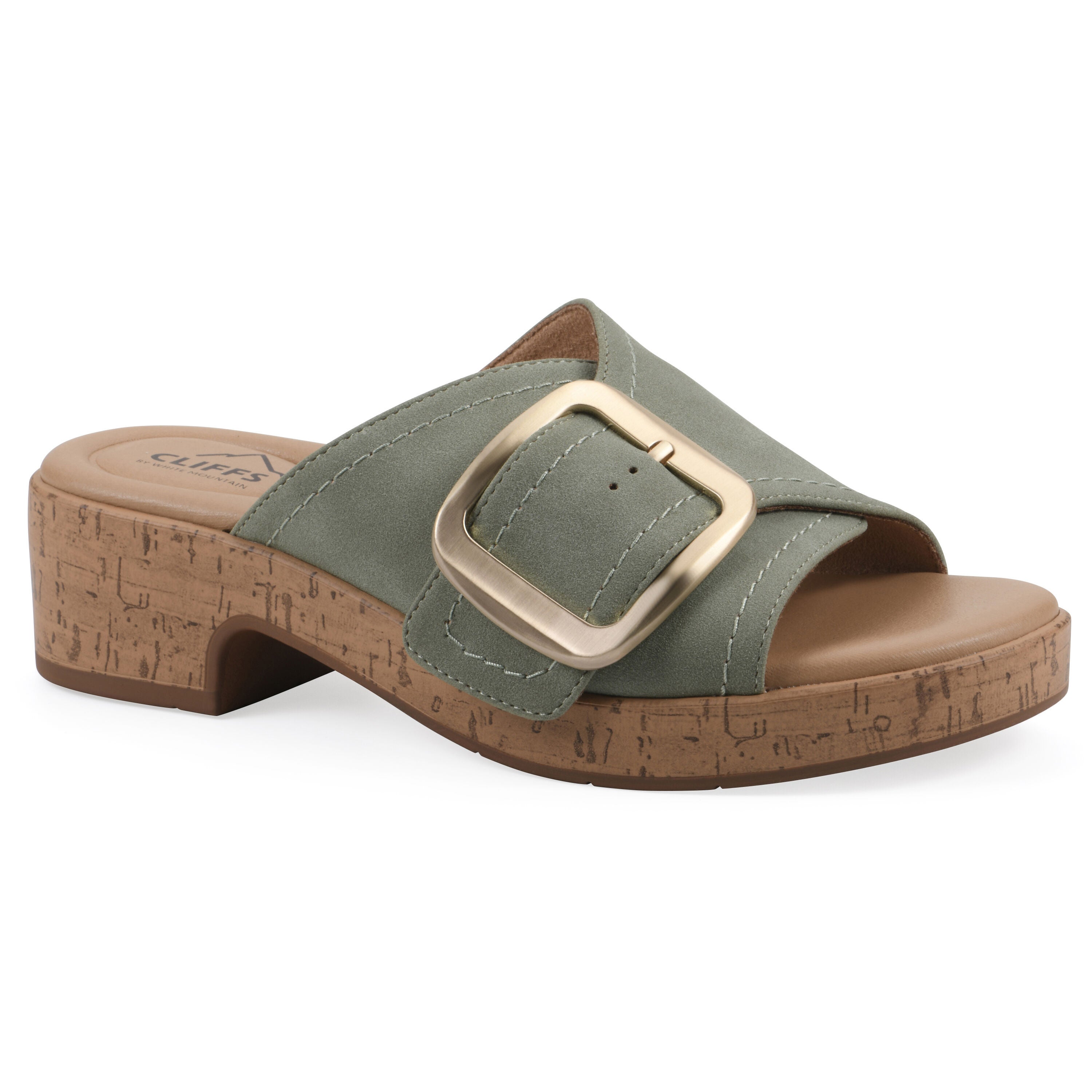 Filipa Block Heel Sandal, SAGE NUBUCK, hi-res image number 0