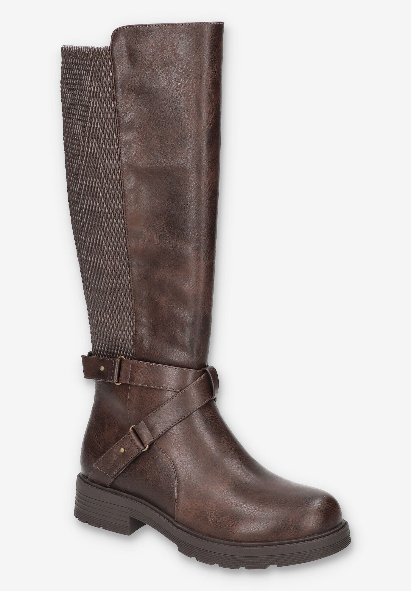 Austyn Tall Boot, BROWN STRETCH, hi-res image number 0