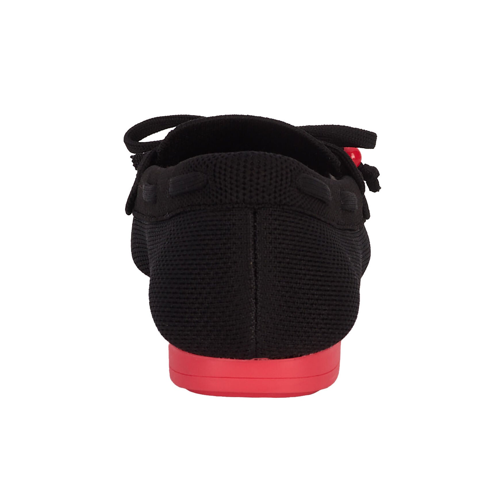 Neve Flat Knit Moccasin, BLACK KNIT, on-hover image number 1