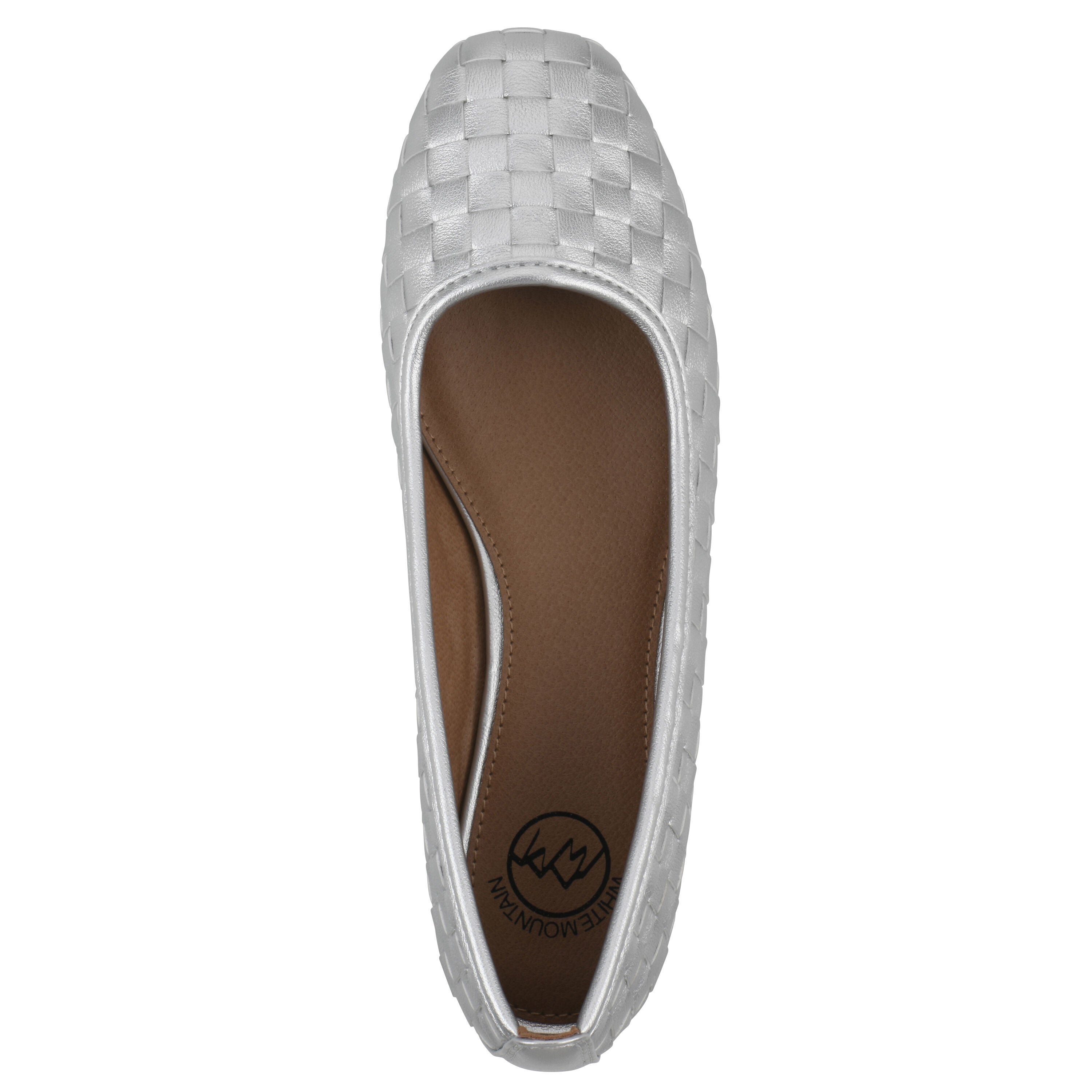 Boccie Ballet Flat, SILVER SMOOTH, alternate image number 4