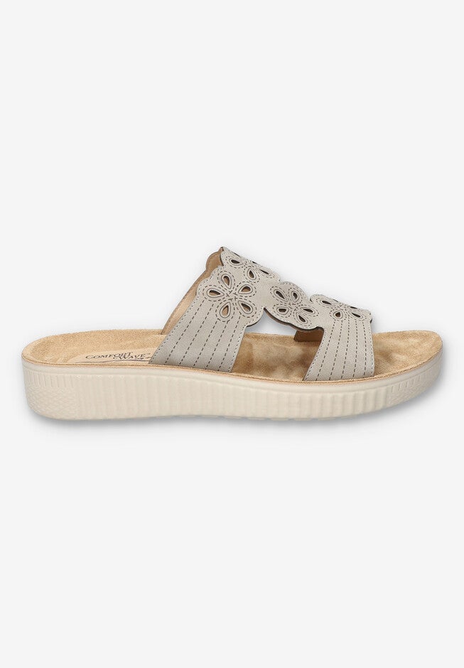 Taj Slide Sandal, GREY, alternate image number 2