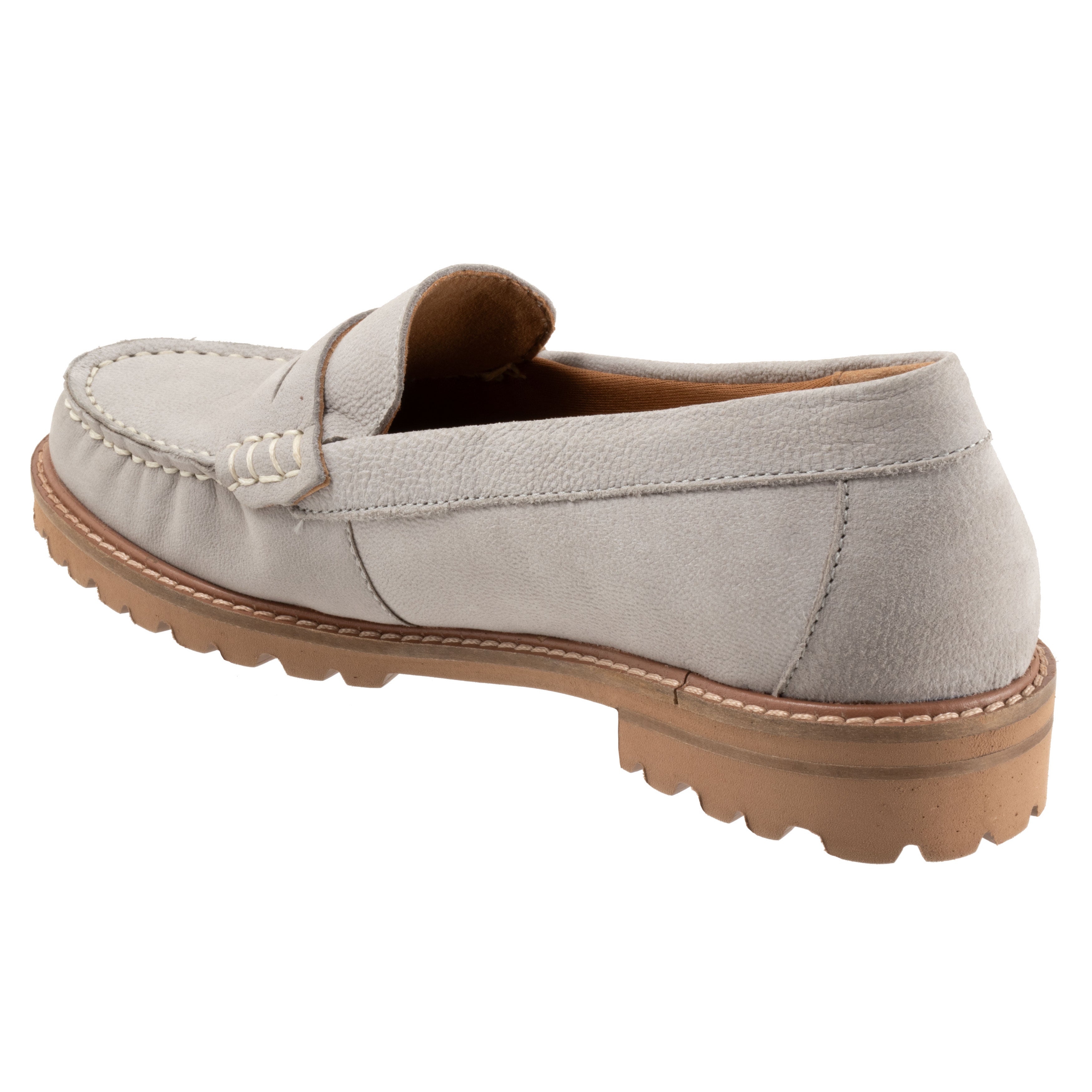 Francey Flat, MID GREY NUBUCK, on-hover image number 1