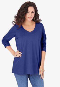 Ultimate Long Sleeve V Neck Tee