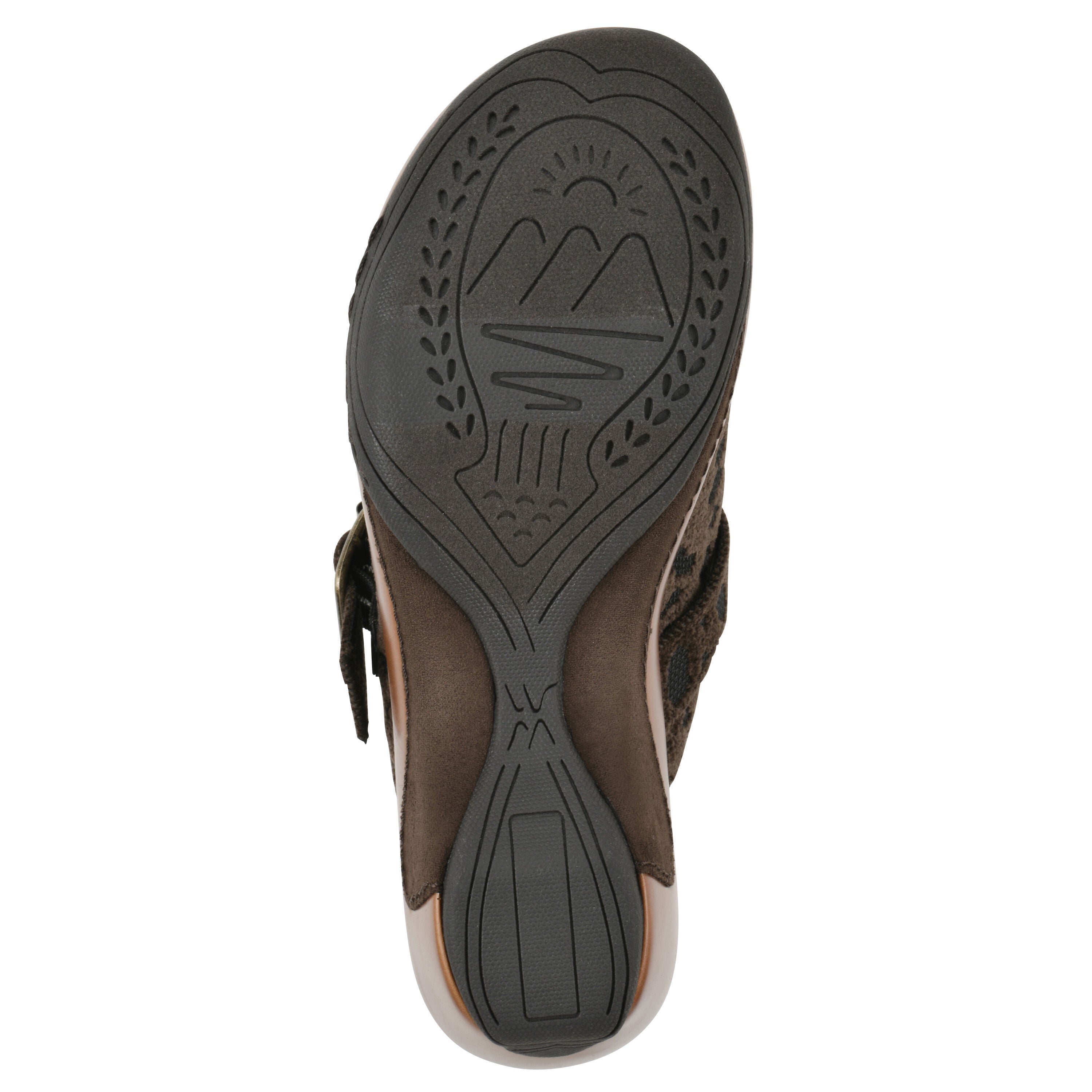 Vias Slip-on Clog, BROWN MULTI FABRIC, alternate image number 5