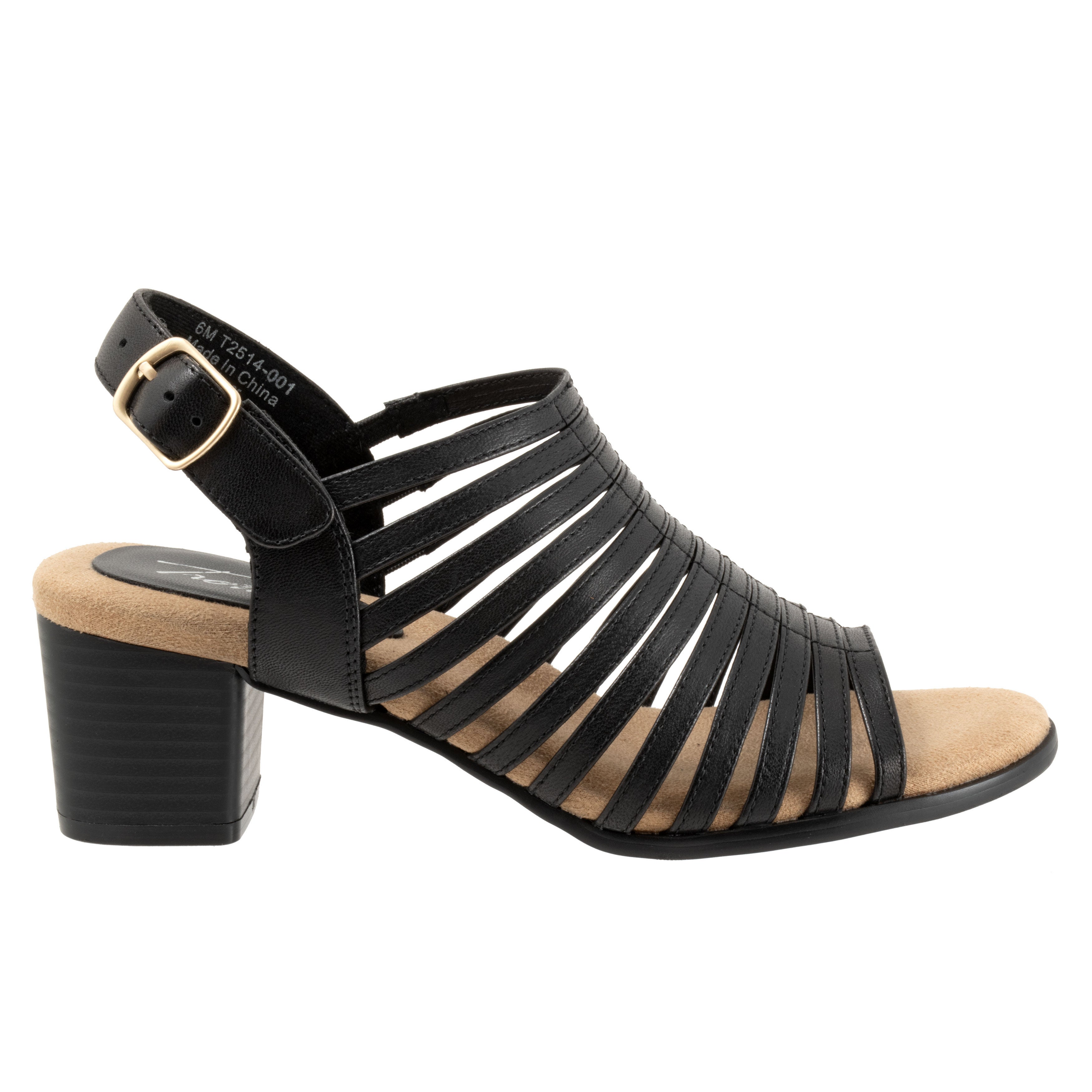 Midge Sandal, BLACK, alternate image number 4