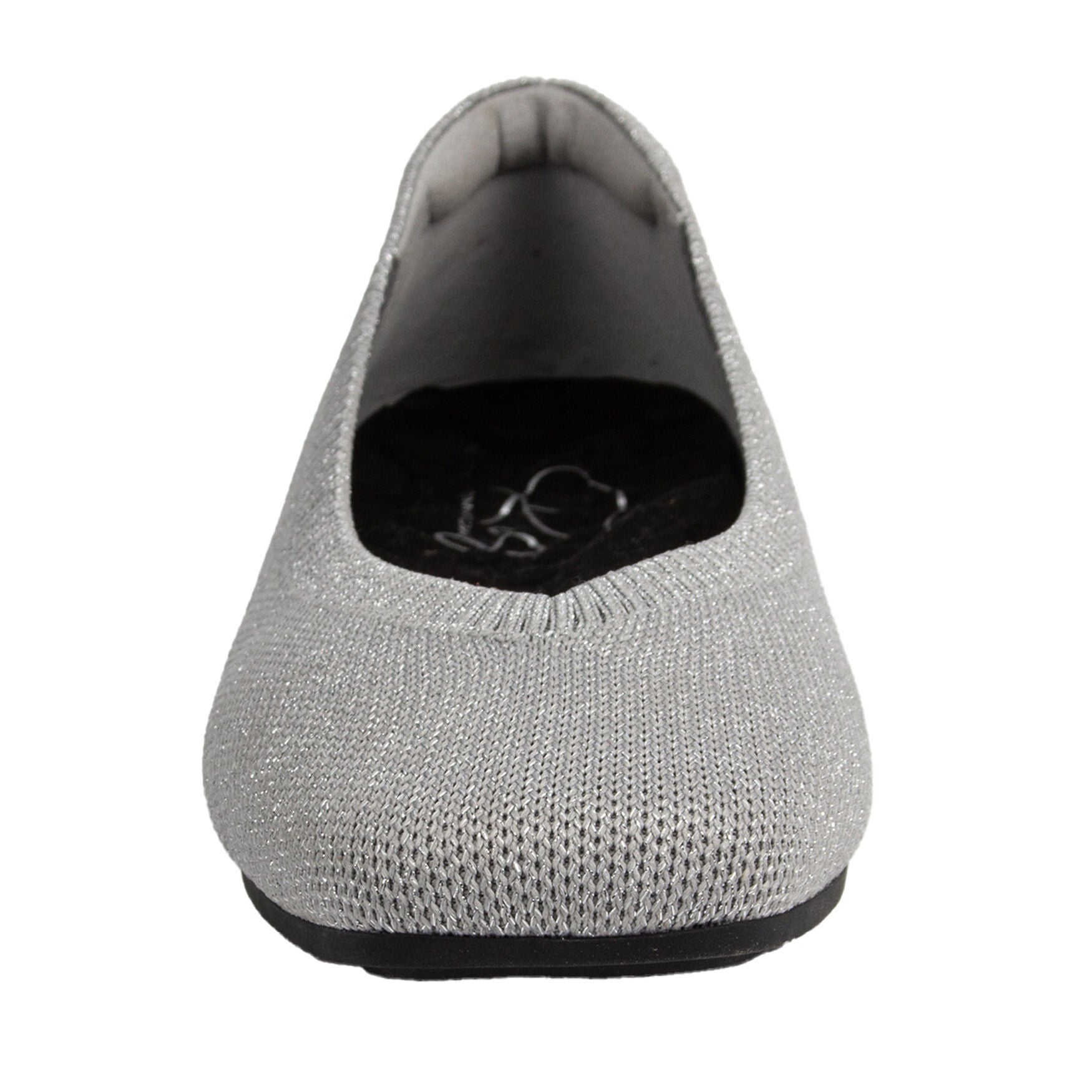 Niki Stretch Knit Flat, SILVER SPARKLE KNIT, alternate image number 4
