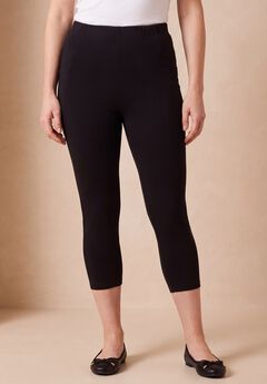 Side-Pocket Essential Capri Legging