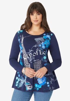 Travel Graphic Long Sleeve Tee