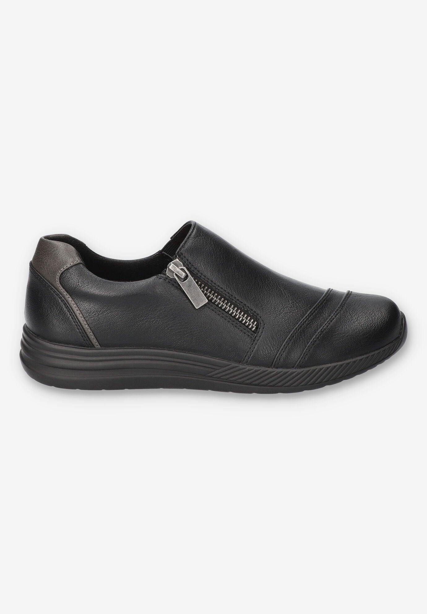 Karol Comfort Flat, BLACK, alternate image number 2