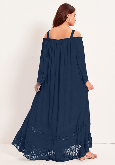 Off-The-Shoulder Sundrop Maxi Dress, , on-hover image number null