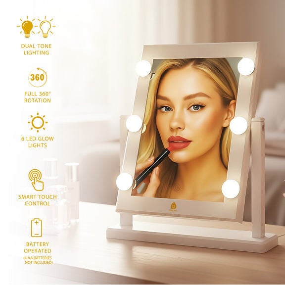 LED 14 inches Pro Vanity Mirror, BLACK, alternate image number 1
