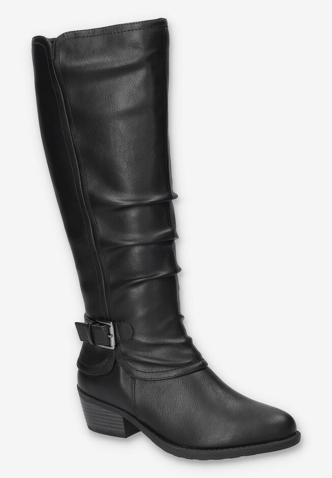Tenille Plus Wide Calf Boot, BLACK, hi-res image number 0