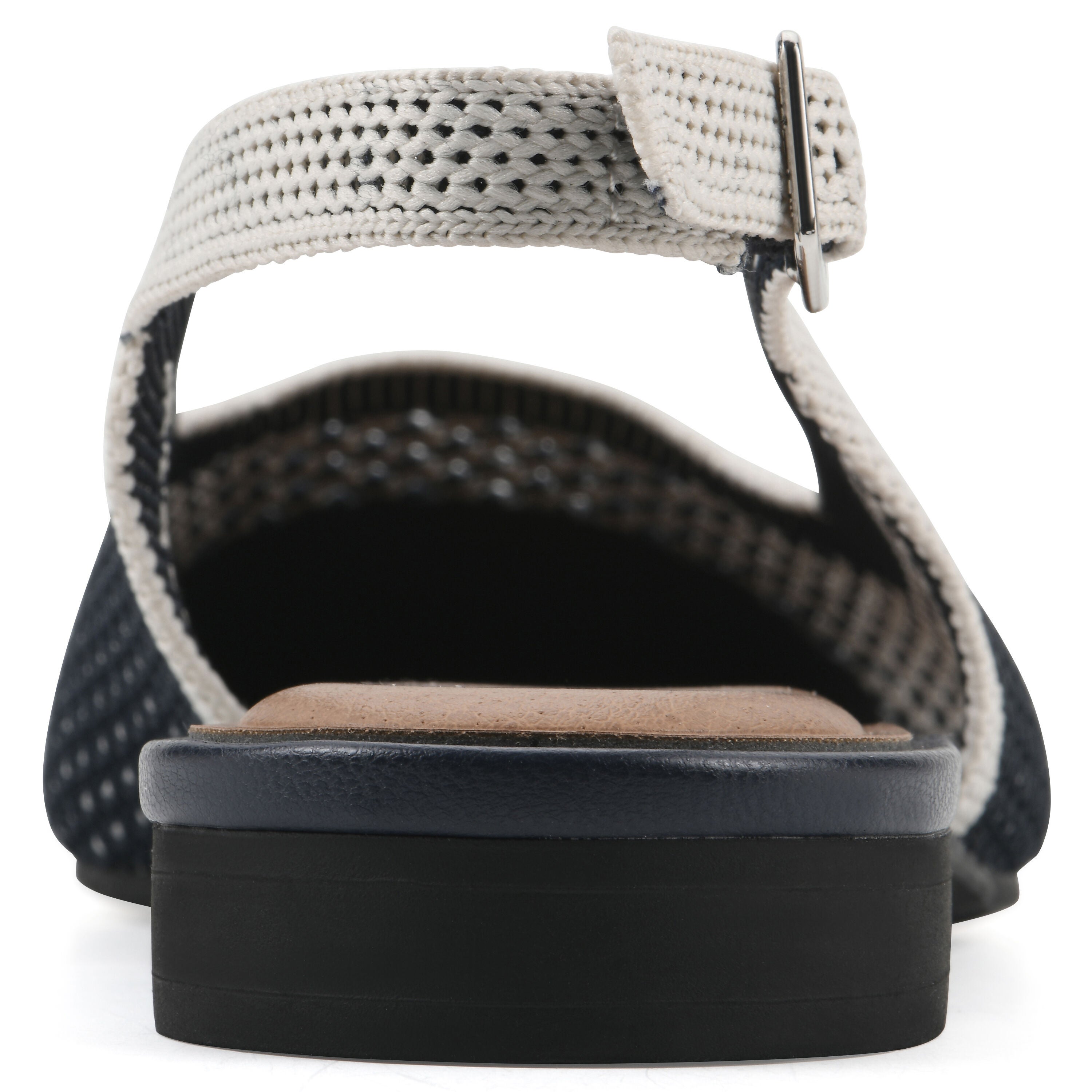 Bonie Sling Back Flat, NAVY CREAM MULTI, on-hover image number 1