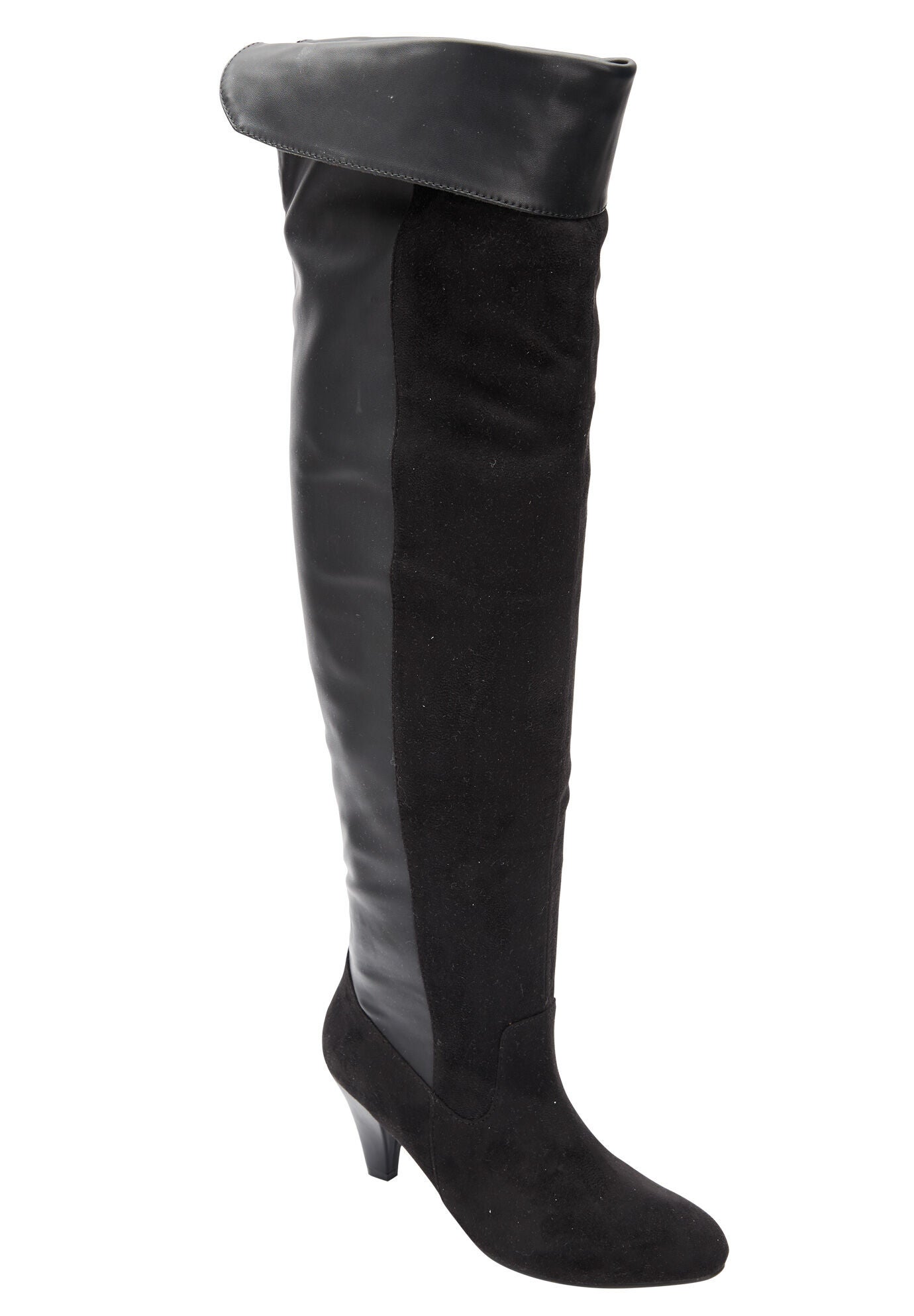 Women's The Melody Wide Calf Boot by Comfortview in Black (Size 10 M)