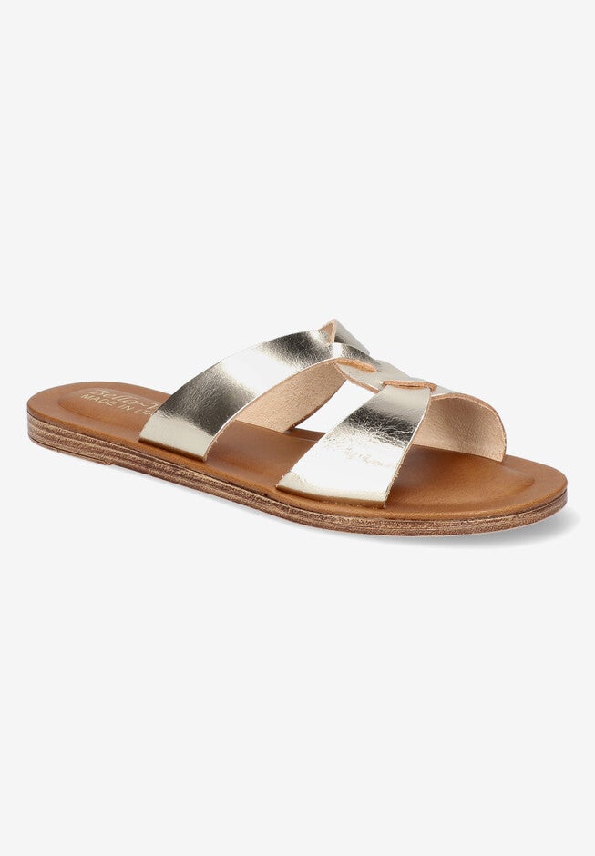 Dov-Italy Sandal, CHAMPAGNE LEATHER, hi-res image number 0