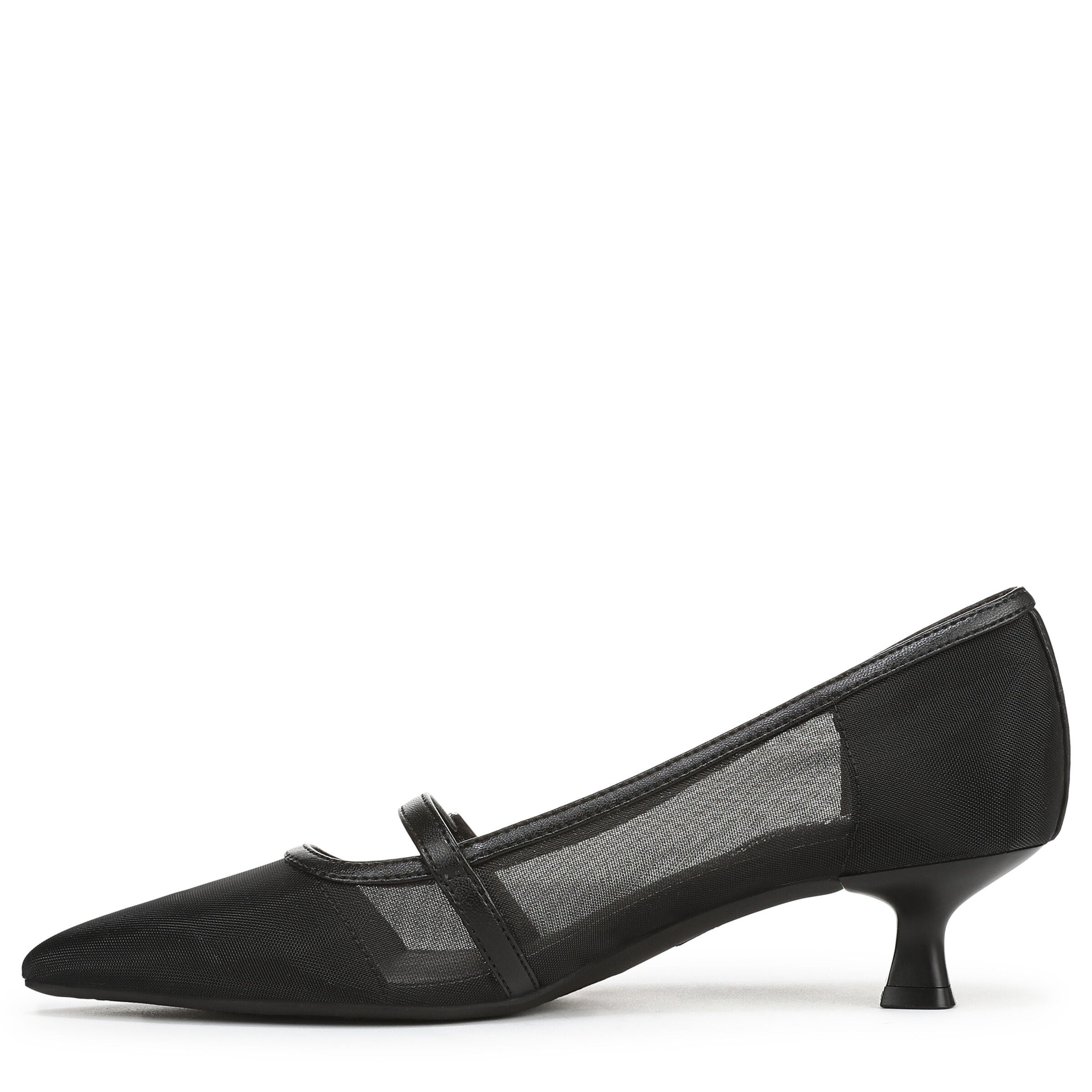 Madelyn Mary Jane Pump, BLACK MESH FABRIC, alternate image number 5