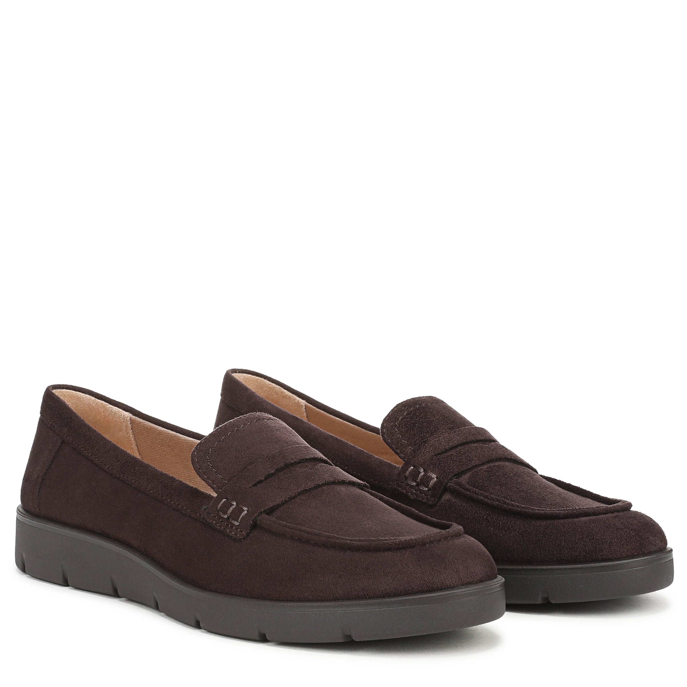 Veronica 2 Slip On Loafer, DARK CHOCOLATE, alternate image number 2