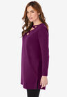 Crisscross Sweatshirt Tunic, , alternate image number null