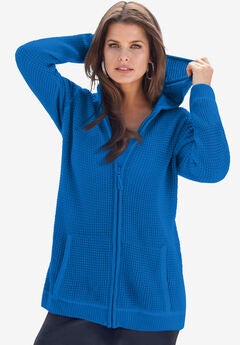 Plus Size Blue Hoodies