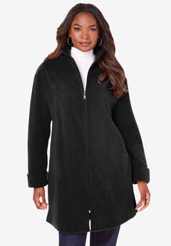 Plush Fleece Driving Coat