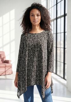 Plus Size Ultimate Handkerchief Hem Tunic