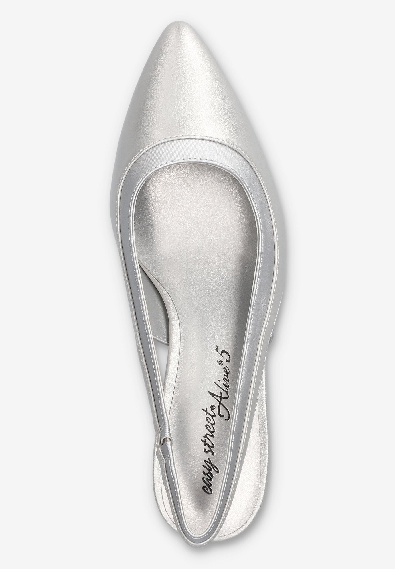 Dessa Slingback Pump, SILVER, alternate image number 6