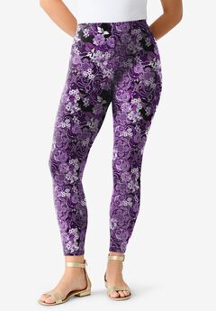 Plus Size Ankle Length Essential Stretch Legging