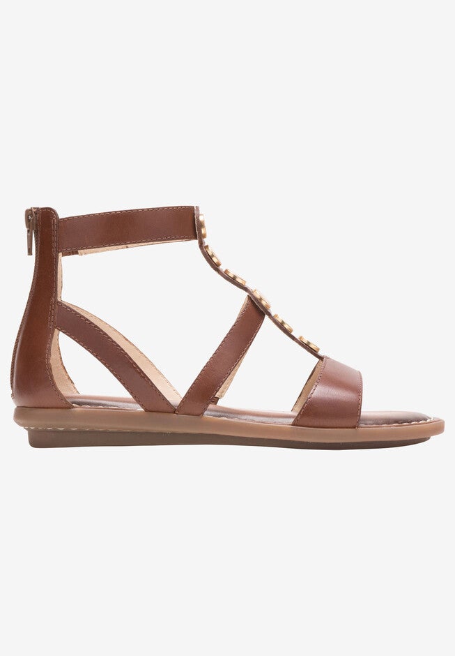 Olive Gladiator Sandal , , alternate image number null