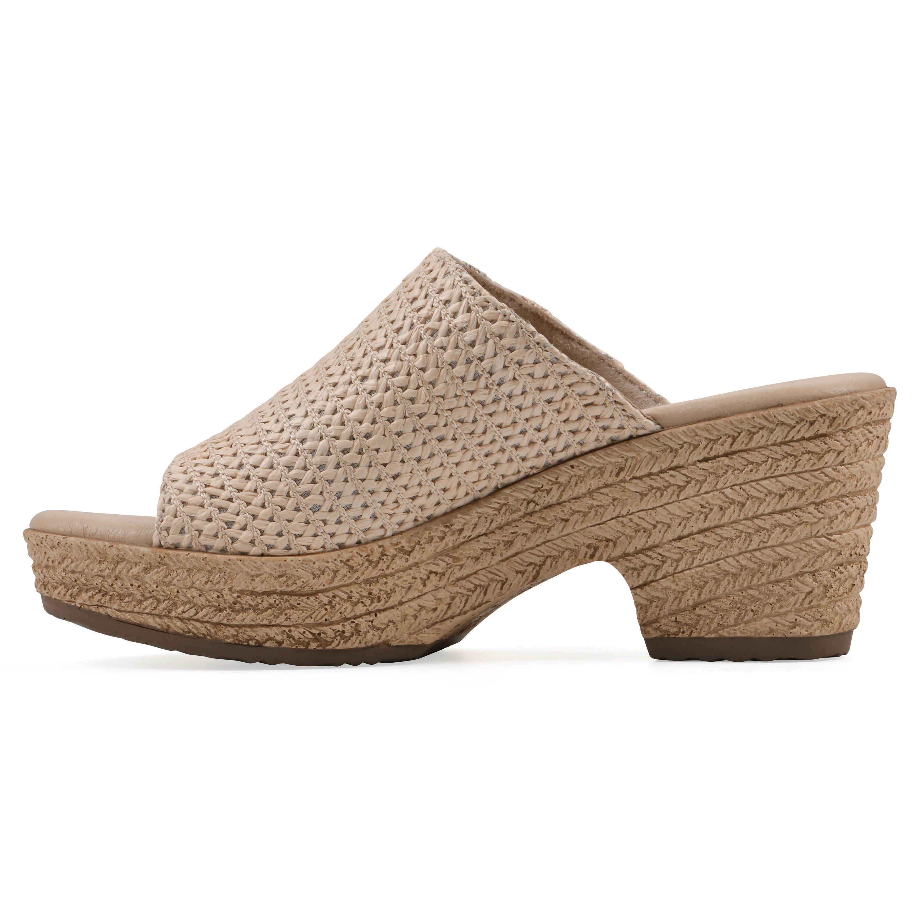 Biando Wedge Sandal, NATURAL RAFFIA, alternate image number 3