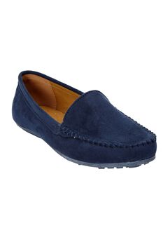 Wide Width Navy Dress Shoes