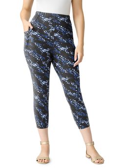 Side-Pocket Essential Capri Legging