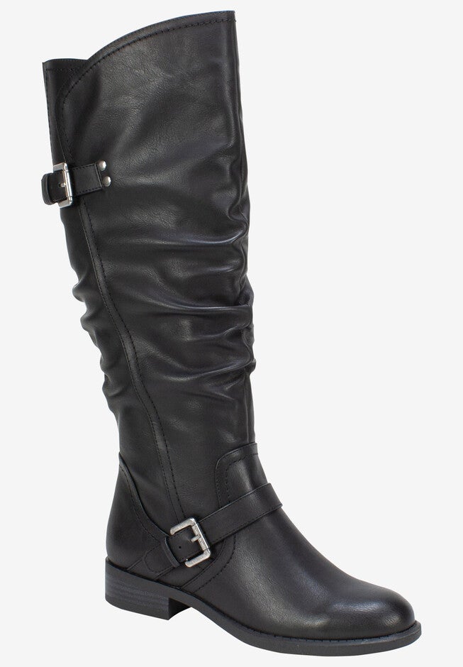 Lida Boot by White Mountain, BLACK BURNISHED, hi-res image number 0