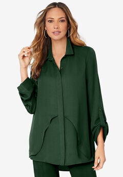 Georgette Overlay Big Shirt