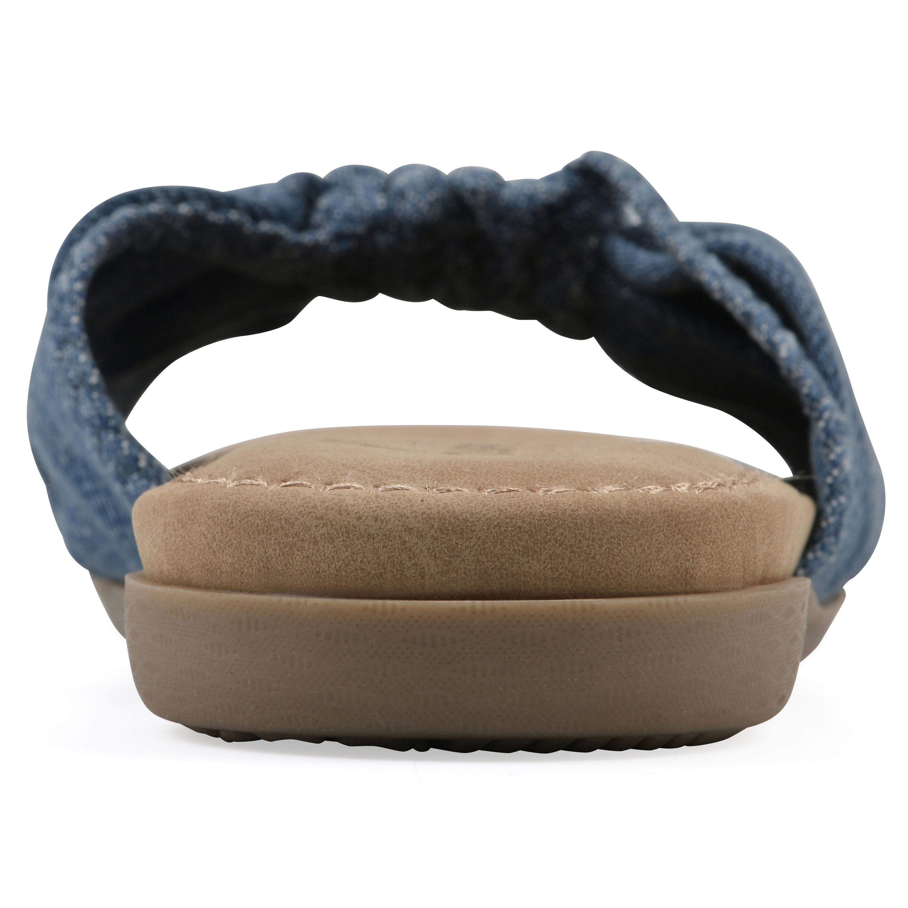 Fasha Slide Sandal, BLUE DENIM FABRIC, on-hover image number 1