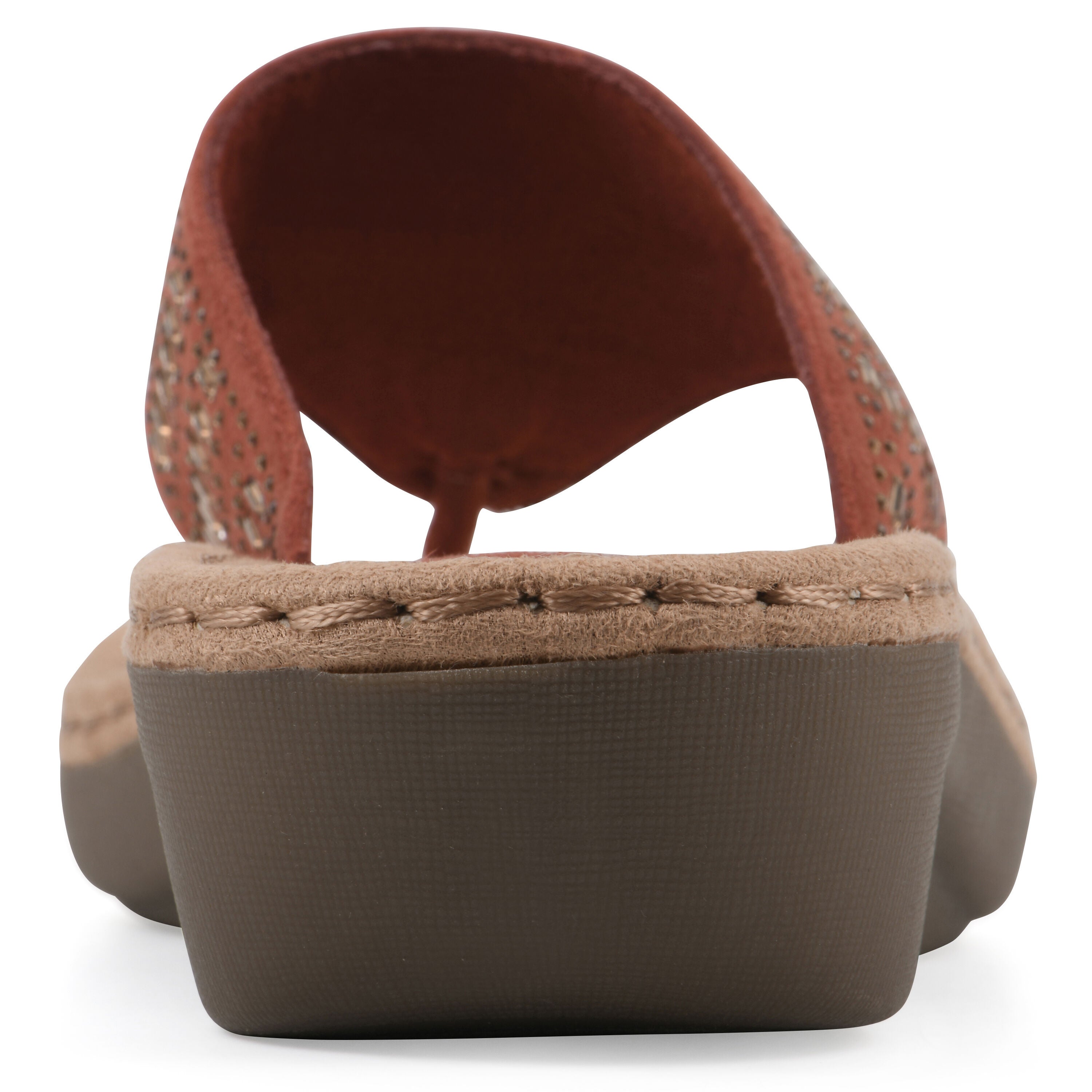 Cienna Thong Wedge Sandal, PAPRIKA FABRIC, on-hover image number 1