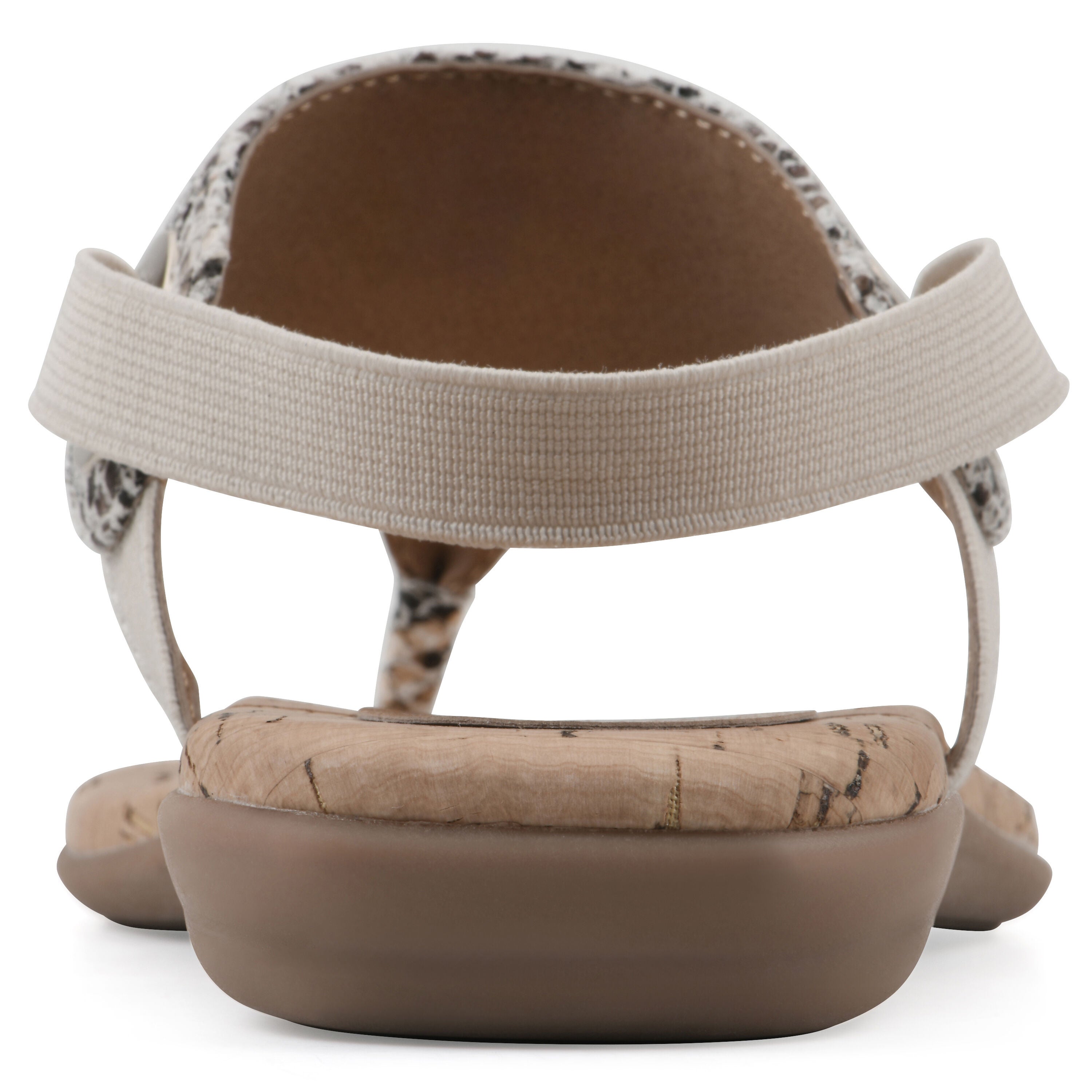 Lifeway Sling back sandal, TAN SNAKE PRINT, on-hover image number 1