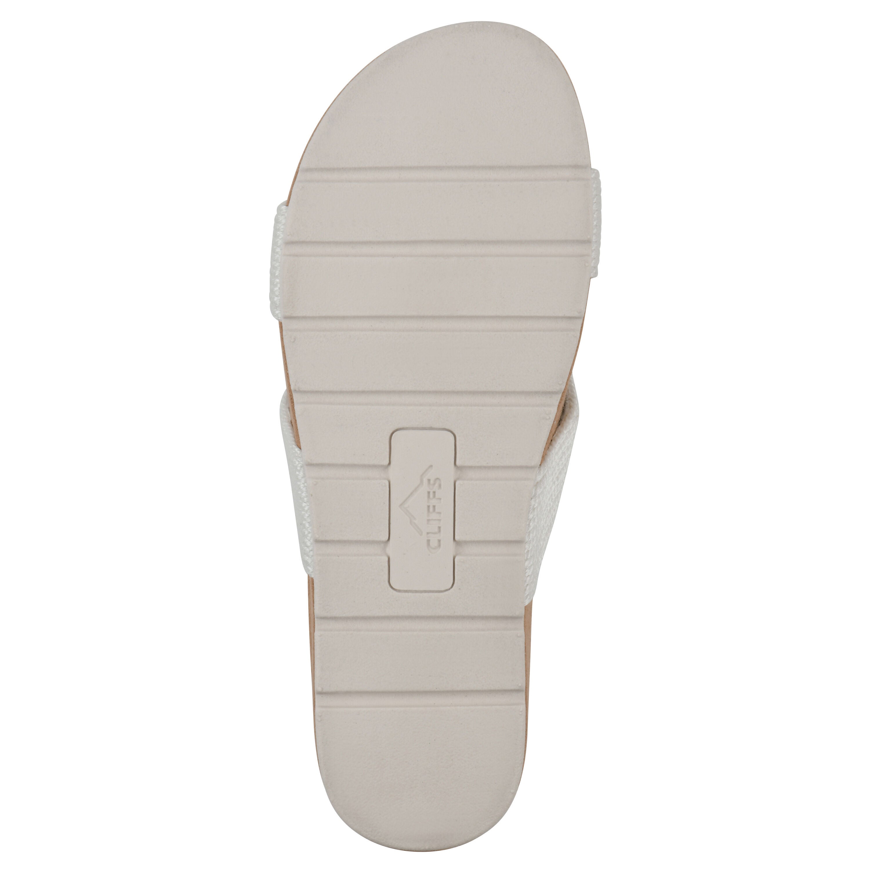 Tindra Slide Sandal, WHITE RAFFIA, alternate image number 5