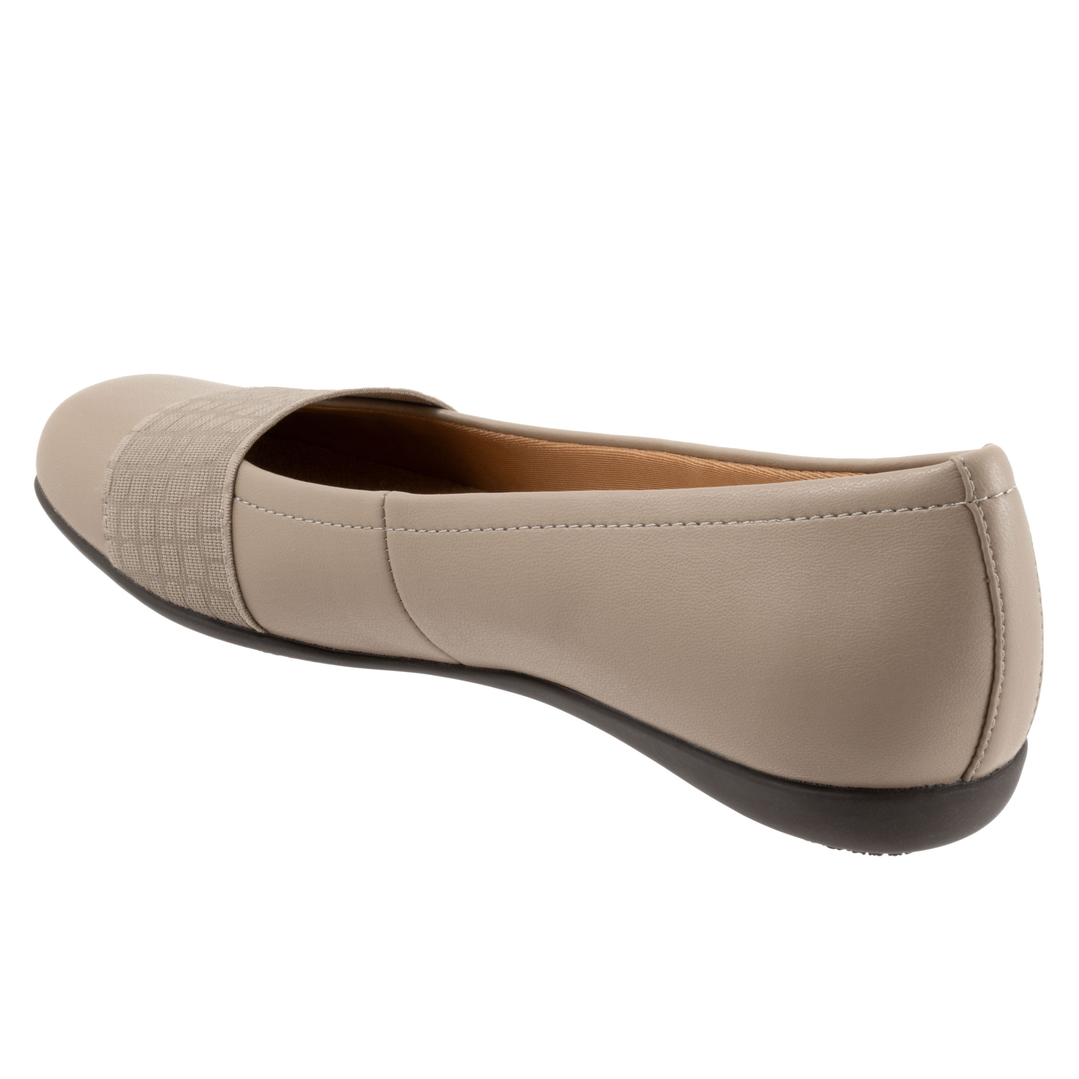 Samantha Flat, TAUPE CROCO, on-hover image number 1