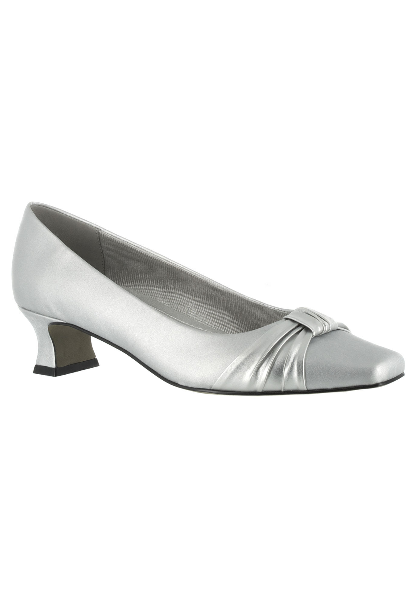easy street silver dress shoes