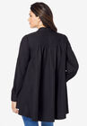 Poplin Fit-And-Flare Tunic, , on-hover image number 1