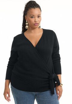Wrap-Front Cardigan