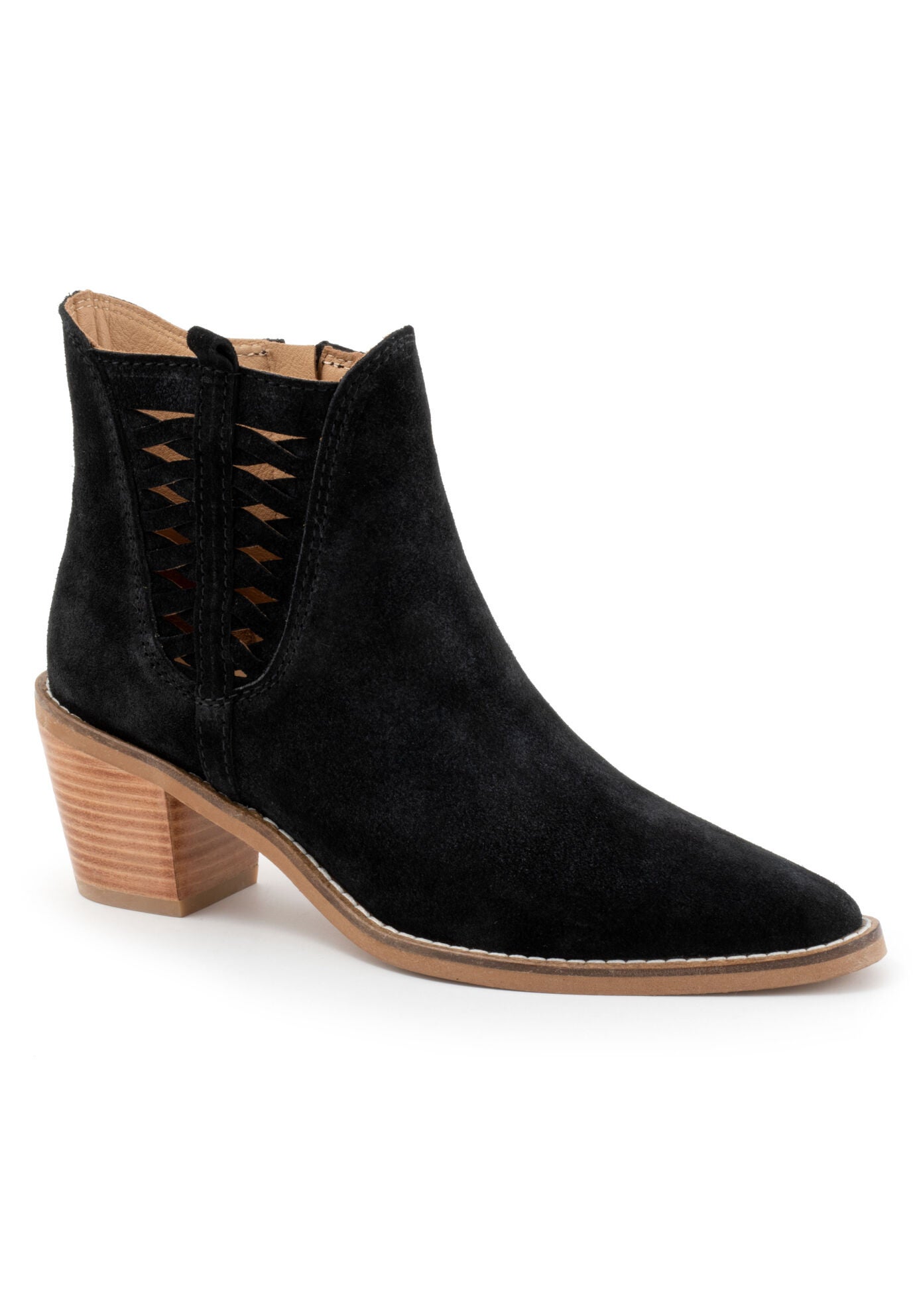 Veronika Bootie, BLACK SUEDE, hi-res image number 0