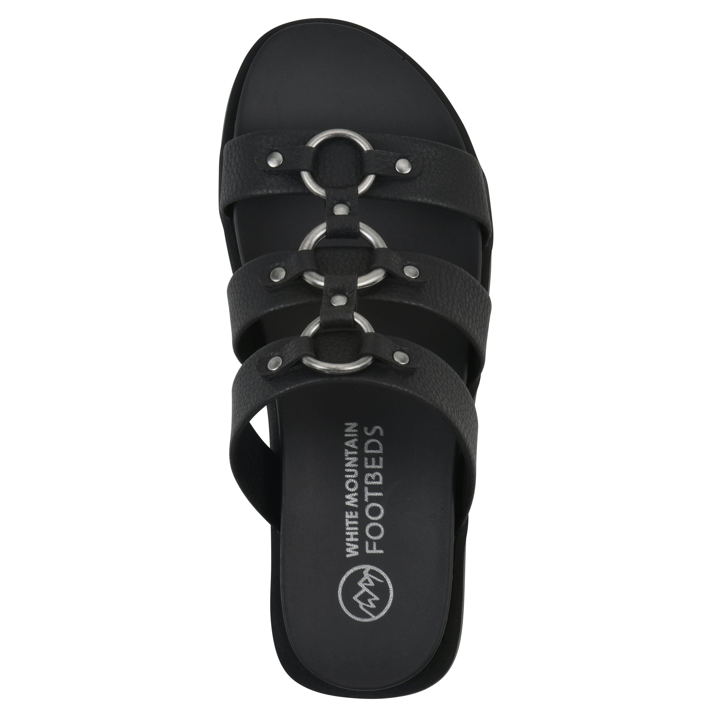 Koala Slip On Sandal, BLACK SMOOTH, alternate image number 4